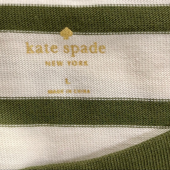 Kate Spade Striped Boat Neck Tunic Dress, Size L - Picture 5 of 9